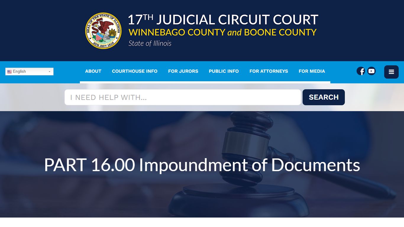 PART 16.00 Impoundment of Documents - illinois17th.com